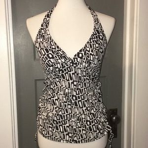 ❤️ Tank swim top black and white.